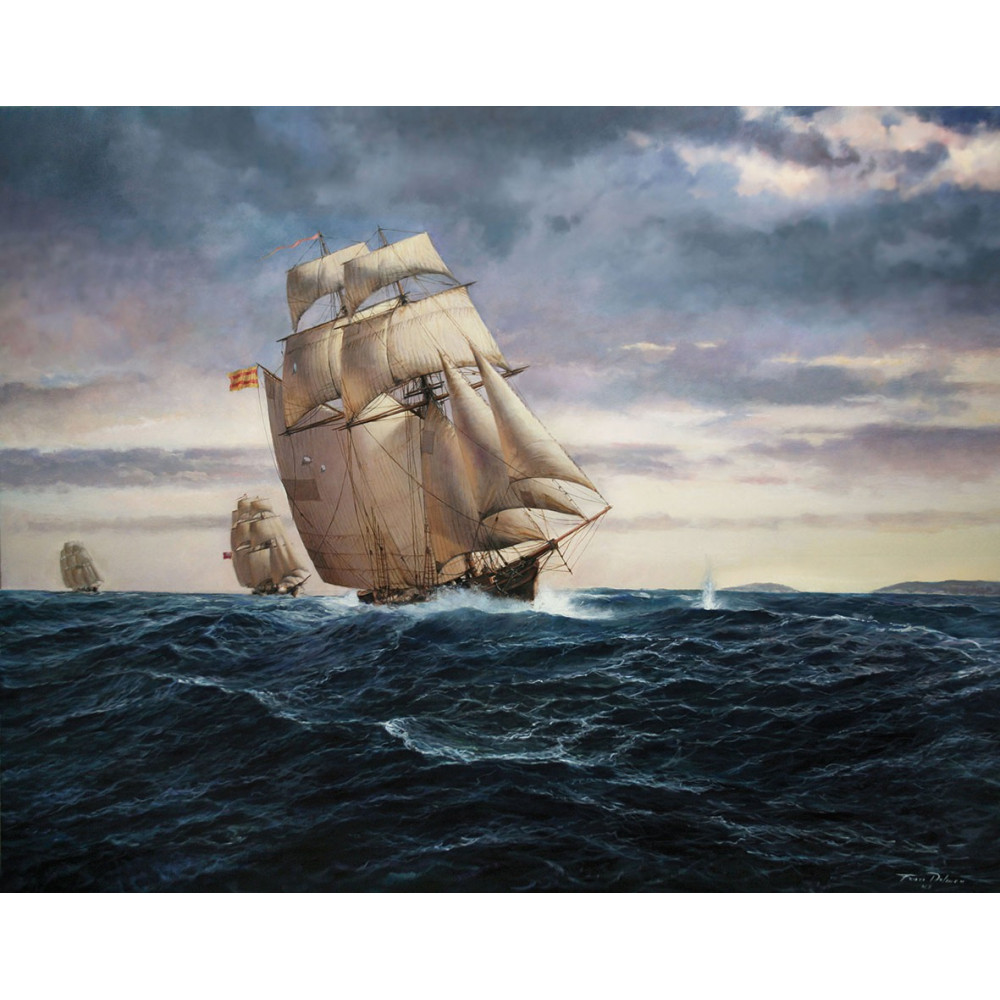 En la madrugada del 2 al 3 de noviembre de 1805 una goleta de la Marina mercante española regresa cargada de mercancía de América e intenta entrar en la ría de Pontevedra...